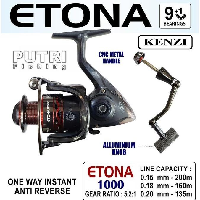 REEL KENZI ETONA 1000 2000 SPINNING