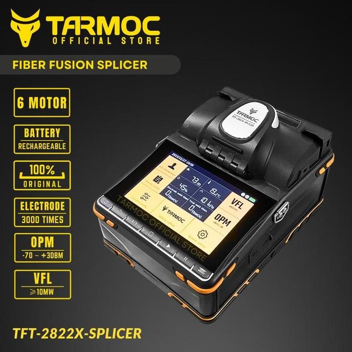 Tarmoc Tft-2822X-Splicer | Fiber Optic Splicer 6 Motor New Stok