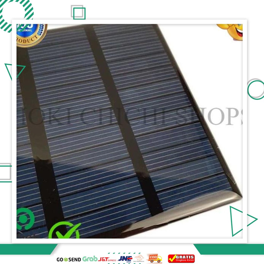 Modul Solar Cell/Solar Panel Surya Mini 12V 1.5W Polycrystalline Cc