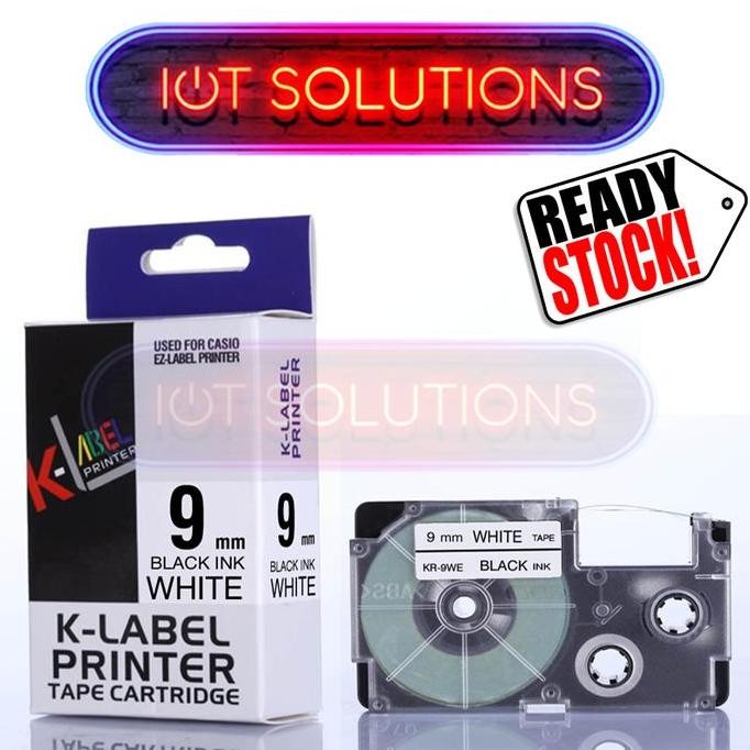 

Label Tape 9Mm Xr-9We Compatible Printer Casio Kl-60 Kl-60Sr Kl120 Ez New Stok