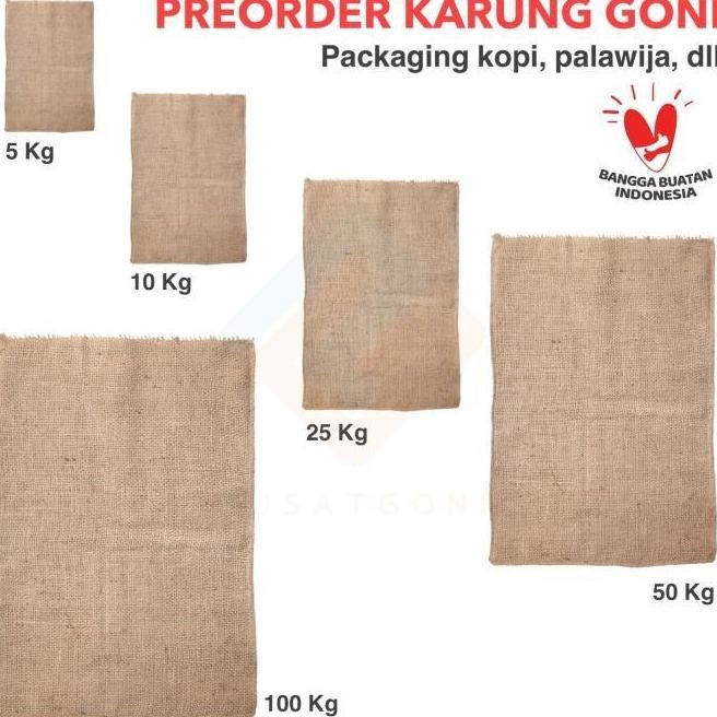 Karung Goni Baru - Packaging Karung Goni - Karung Kopi - Karung Goni Promo