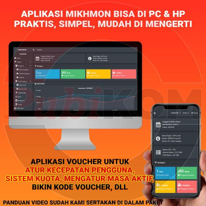 Paket Full Setting Mikrotik Rb750Gr3 + Tp Link Cpe 220 Siap Pakai New Stok