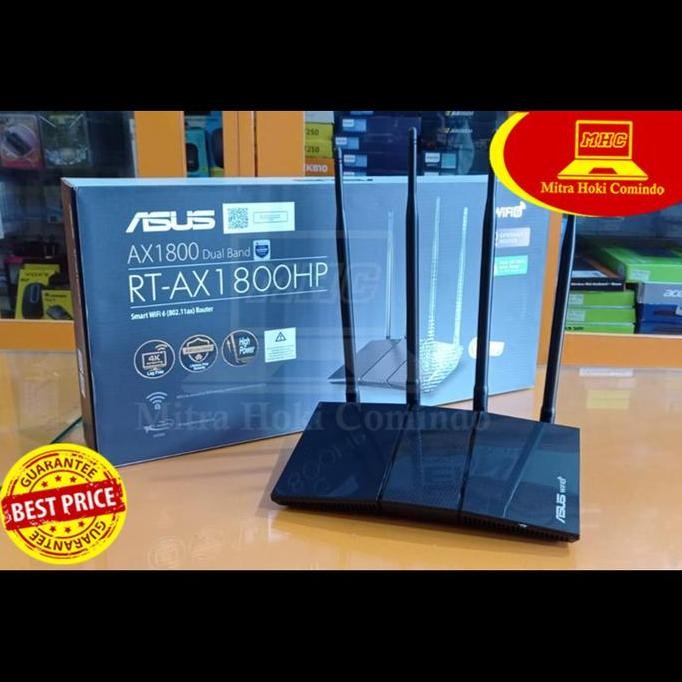 Wireless Router Asus Rt-Ax1800Hp Wifi Router Asus Rt-Ax1800Hp New Stok