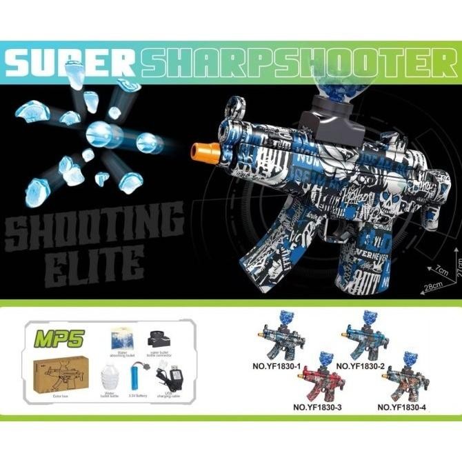 BNM Mainan Pistol Peluru Anak Laki Laki Electric Water Gel Blaster Gun Tembak Tembakan Baterai MP5 K