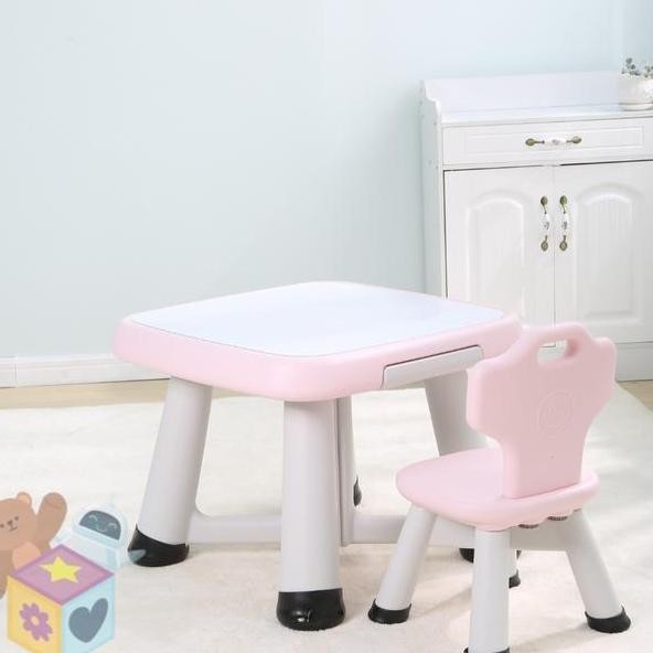

Meja Belajar Anak Set Dengan Kursi Dan Alat Tulis Papan Meja Bisa Dunakan Sebagai Papan Tulis