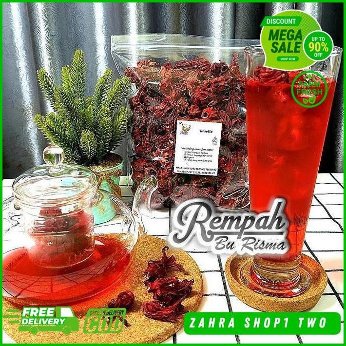 

BUNGA ROSELLA MERAH KERING 100 GRAM - TEH ROSELLA MERAH KERING BEST PRODUK