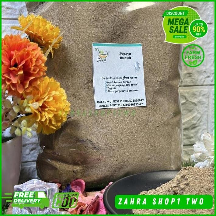 

DAUN PEPAYA BUBUK BERAT BERSIH PRODUK 500 GRAM PRODUK PILIHAN