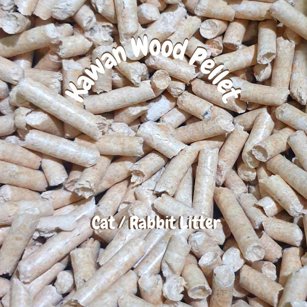big little tummy | Kawan Wood Pellet / Pine Wood Pellet / Wood Pellet for Cat, Rabbit ZV