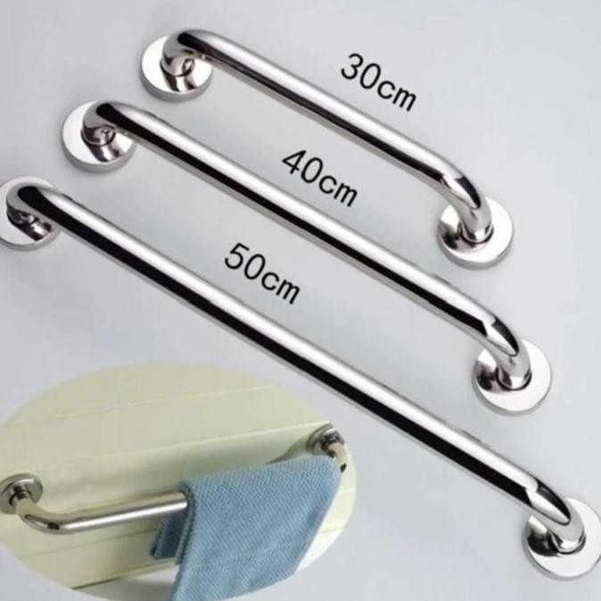 Pegangan Bathub Stainless SUS 304 Anti Karat / Bar Stainless SUS 304 /Pegangan Kamar Mandi