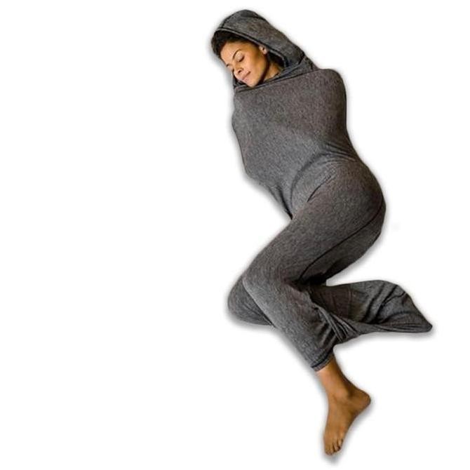 Dunlopillo Hug Sleeping Hooded Blanket / Sarung Tidur Dewasa Premium