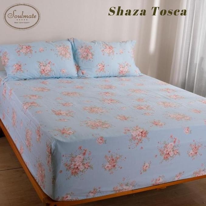 SALESoulmate Sprei Katun Jepang Single Size 120x200 Tinggi 40cm