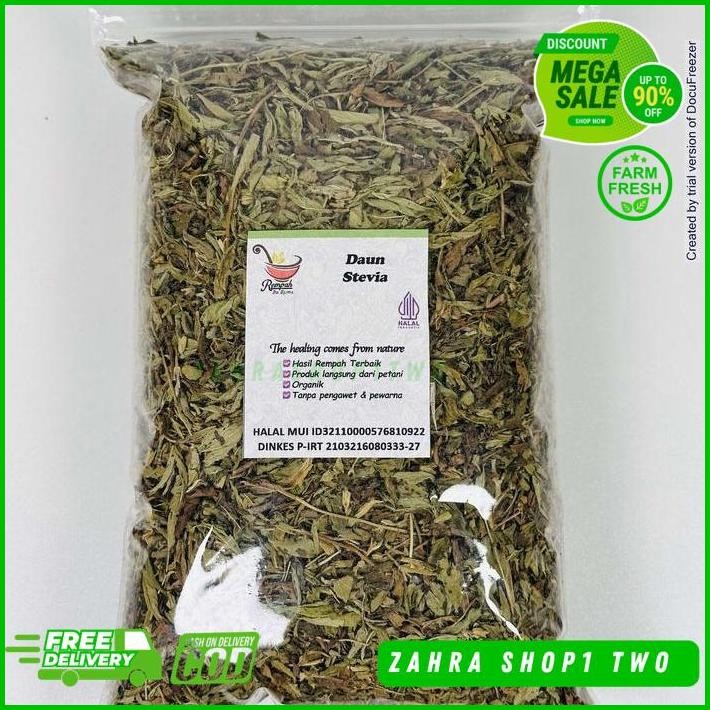 

DAUN STEVIA KERING MURNI KHUSUS DAUN TANPA BATANG 25 GRAM KUALITAS PRODUK TERBAIK