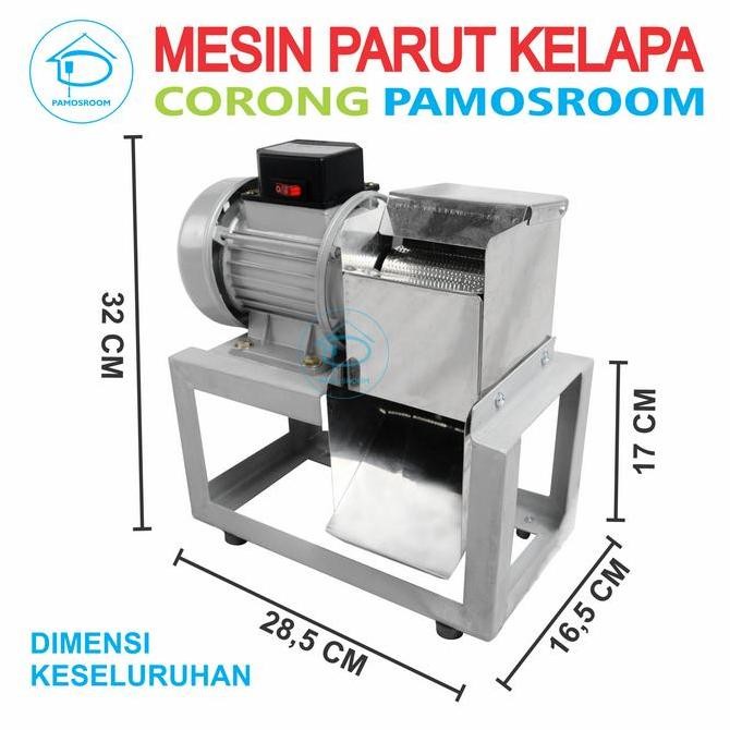 Pamosroom Mesin Parut Kelapa Listrik Parutan Kelapa Corong Parutan Kualitas Terbaik Harga Termurah