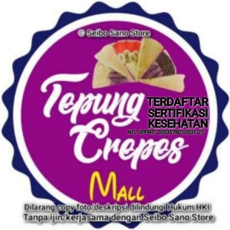 

Tepung Crepes Mall 2 Kilogram. Mall Ada Sertifikat Kesehatan & Hukum SV13