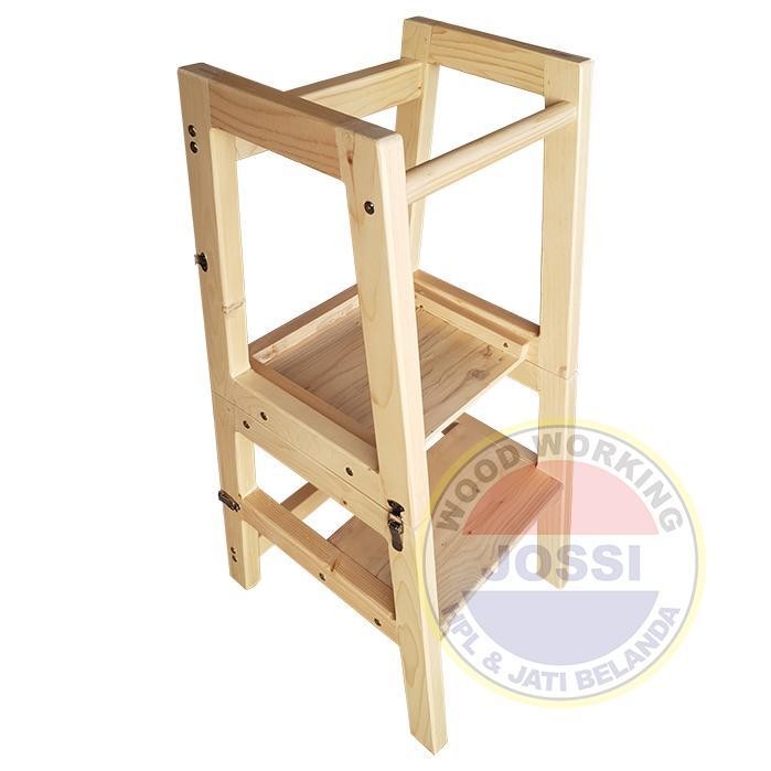 2 In 1 Folding Helper Tower Learning Stool To Table And Chair For Toodlers / 2 Jadi 1 Tangga Anak Li