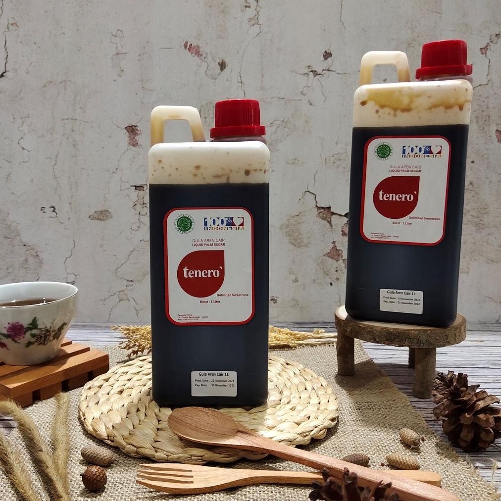 

Gula Aren Cair - Merk TENERO - Kualitas Super - 1 L (1, 3 Kg) SV