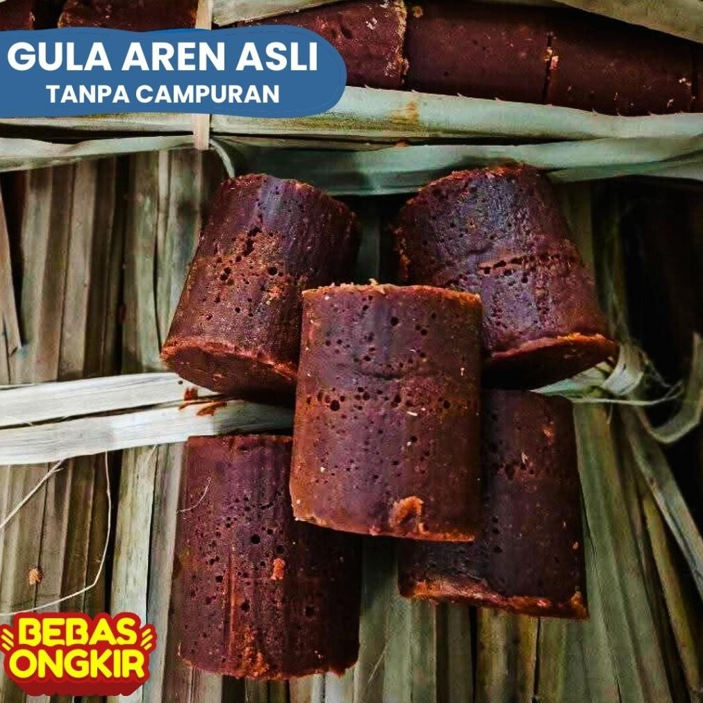 

(1Kg) GULA AREN 100% TANPA CAMPURAN KHAS NARINGGUL JAWA BARAT / BUNGKUS DAUN / HALAL SV13