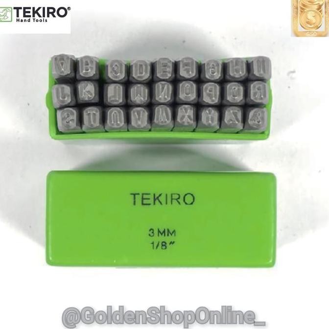 

HURUF KETOK 3MM - LETTER PUNCH 3MM TEKIRO ORIGINAL DAN TERPERCAYA