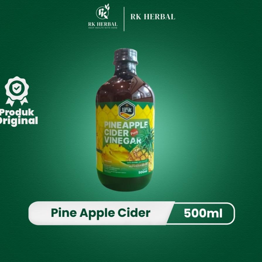 

Cuka Nanas Pure Organic Link Murni Tanpa Campuran Ml