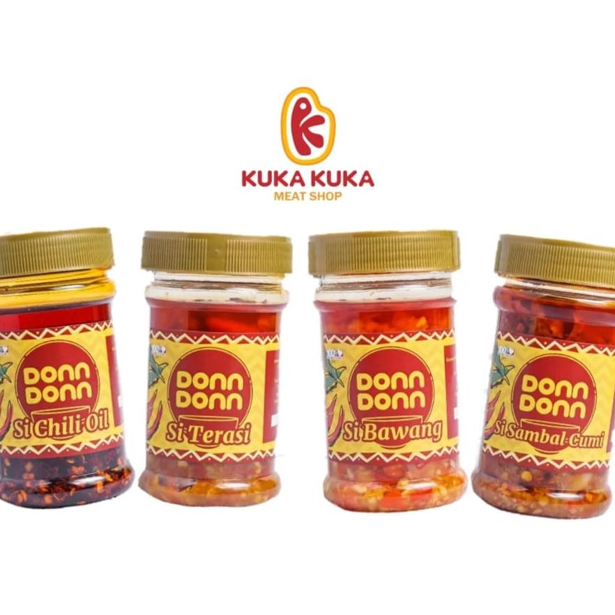 

Don Don Sambel Chili Oil Sambal Bawang Terasi Cumi Halal Pirt 100 Ml