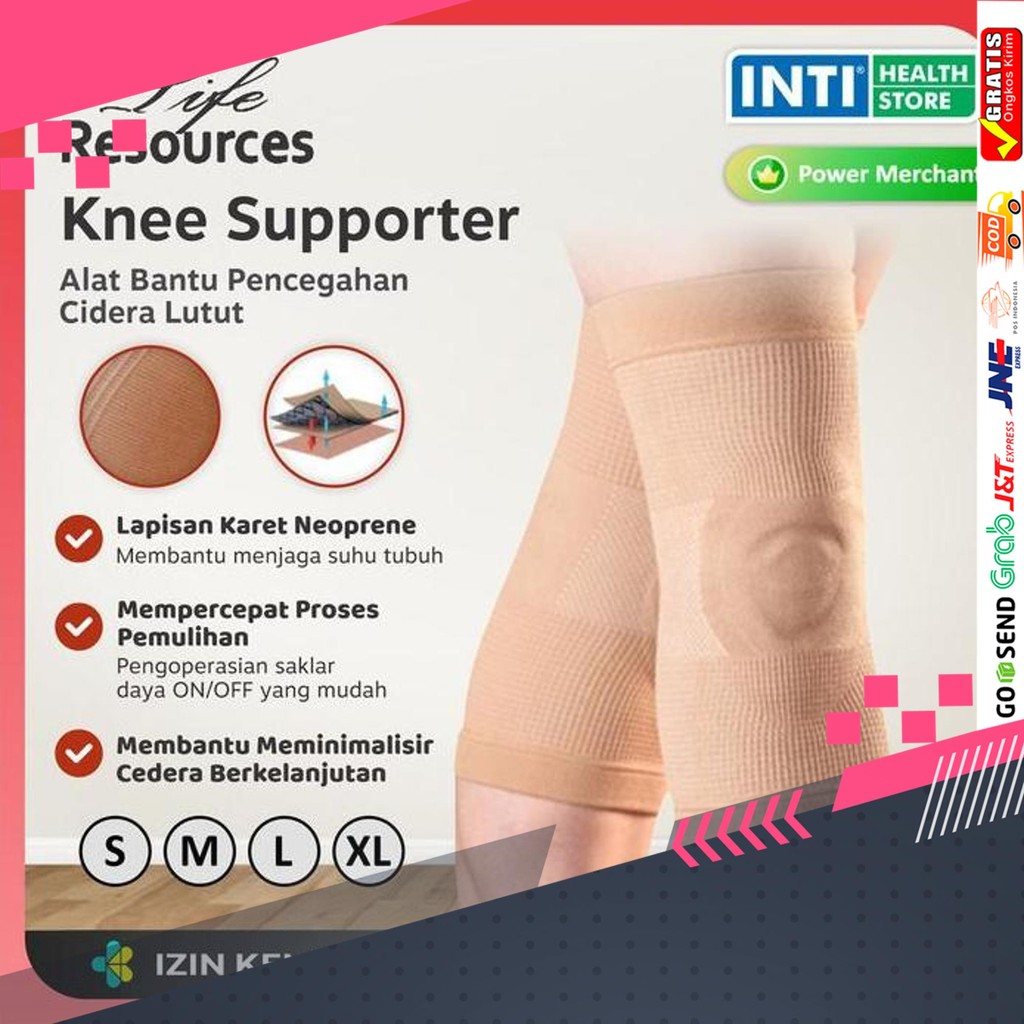 Asli Life Resources | Knee Supporter | Alat Bantu Pencegahan Cedera Lutut - Pelindung Lutut