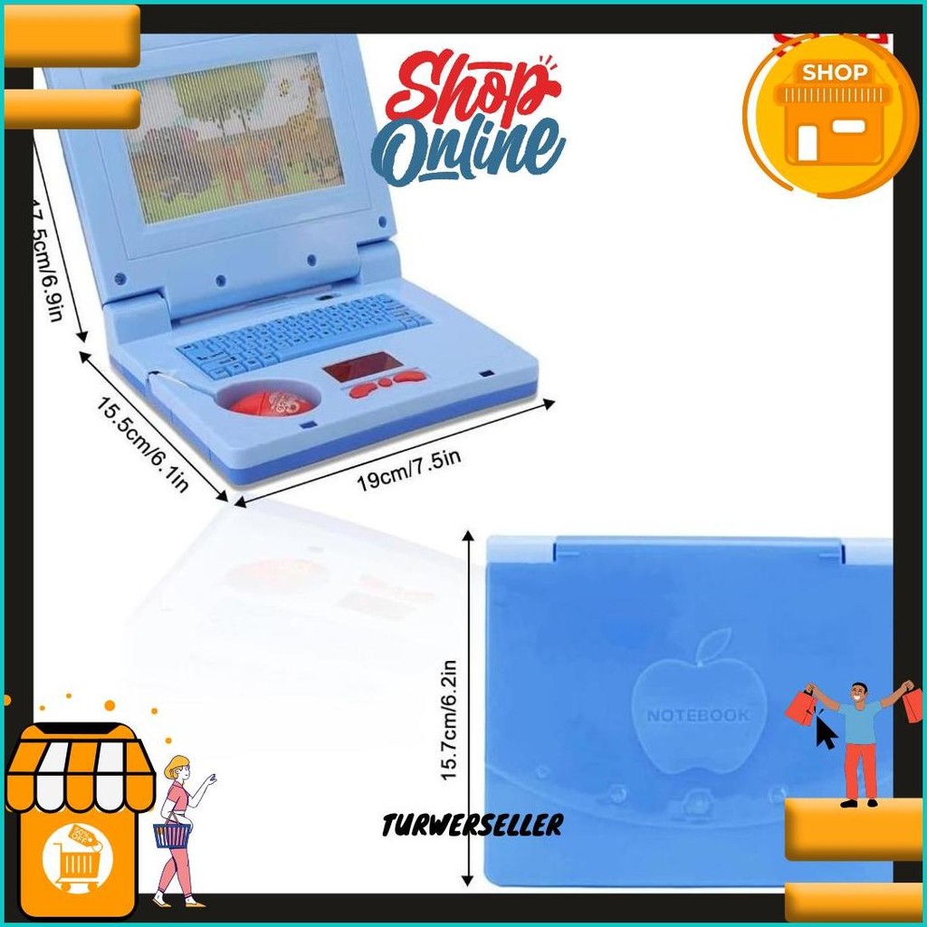 Laptop Learning Machine Laptop Mainan Anak Mainan Laptop Edukasi Anak Laptop Anak Kecil Bisa Cod