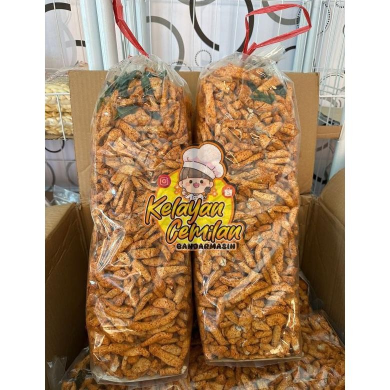 

Heatshrin 500Gram/1Kg Basreng Pipih Original Daun Jeruk | Pipih Pedas Biasa | Pipih Pedas Jeruk Purut Y-4