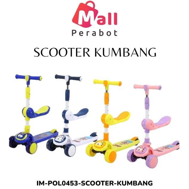 Mall Perabot Sni Scooter Sepeda Duduk Mainan Anak Skuter O 3 Roda 2In1 Ada Musik Lagu Lampu Roda Nya
