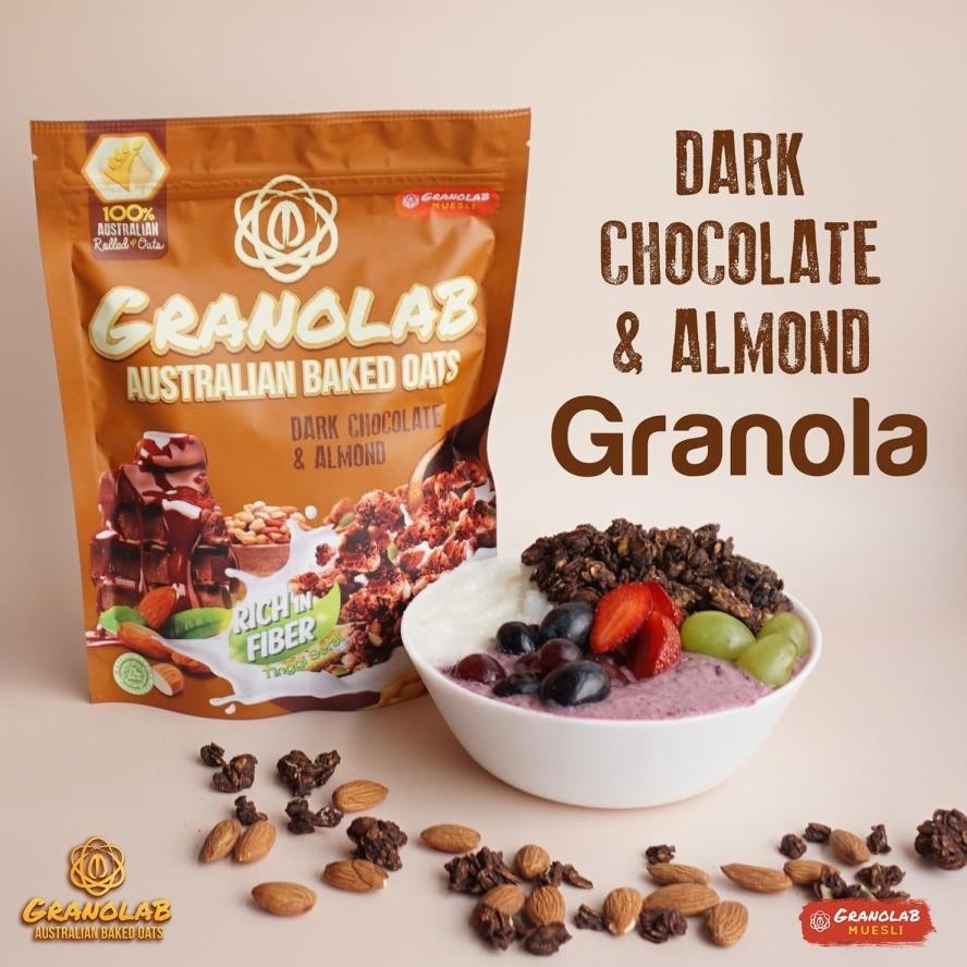 

Bisa Cod Granola 500 Gr Dark Chocolate & Almond - Granolab Muesli Eh-23