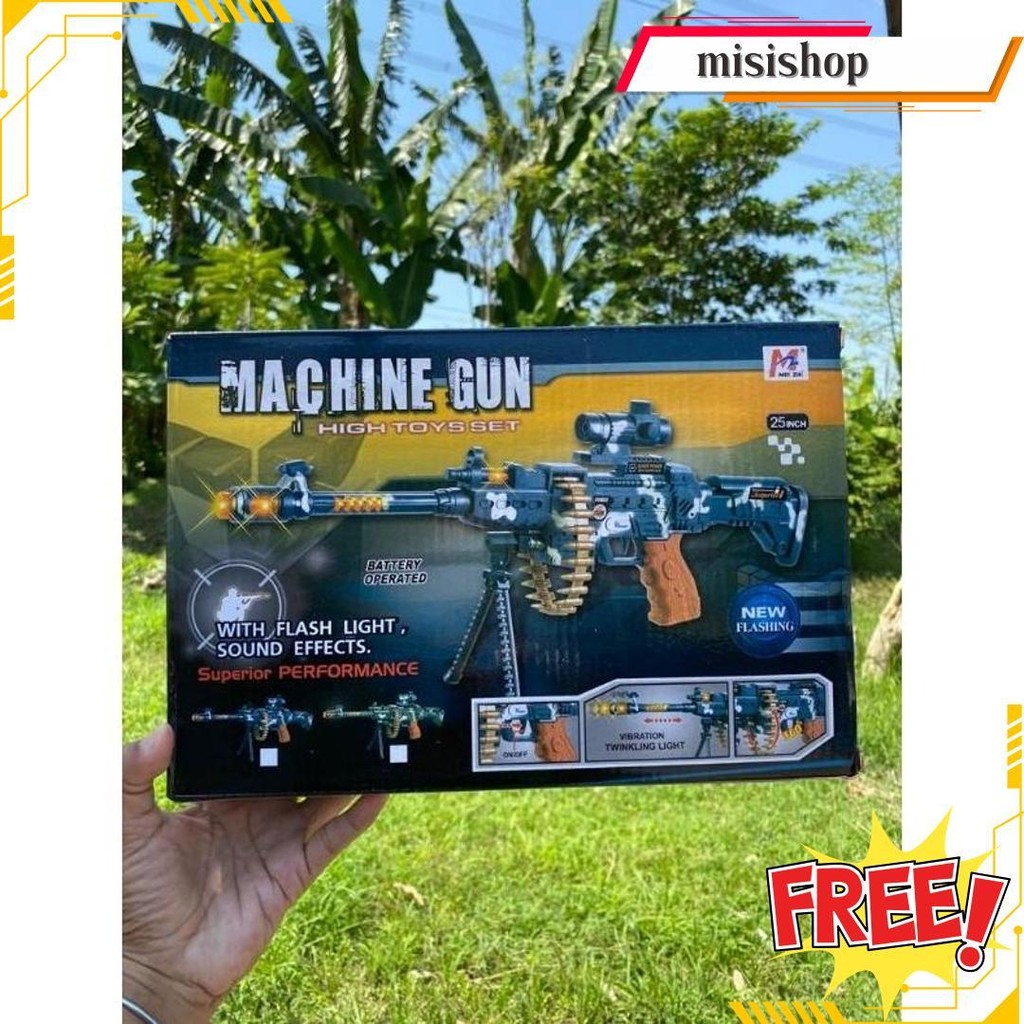 Mainan Anak Tembak Mainan Combat 3 Gun Besar Jumbo / Mainan Toy Gun - Sni Siap Kirim