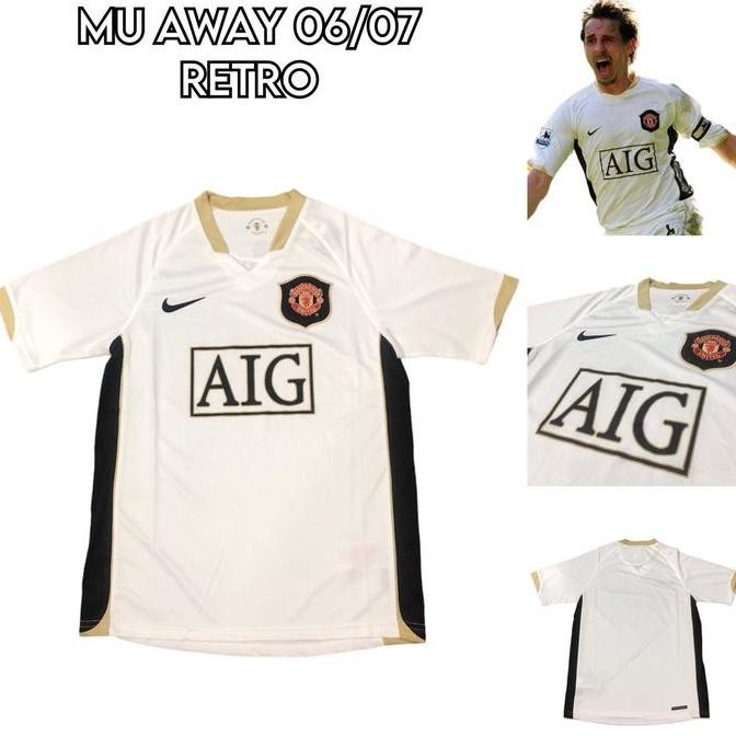 Jersey Bola Retro MU Vintage Away 2006/07 GO Quality