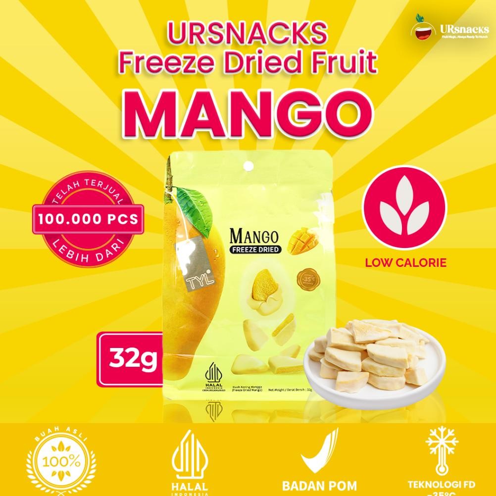 

Sale Ursnacks Freeze Dried Mango - Snack Keripik Buah Mangga 32Gr Gc27