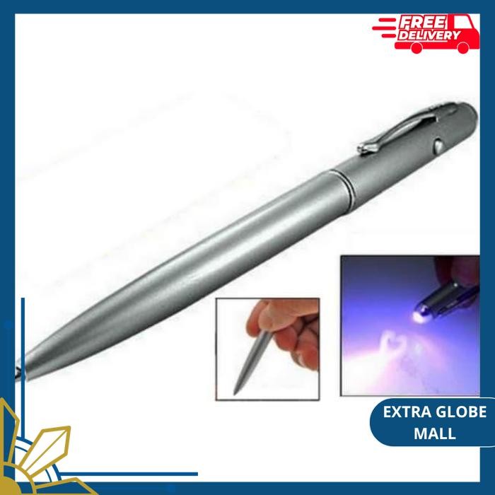 

2IN1 INVISIBLE INK PEN + UV LIGHT PULPEN SENTER ULTRAVIOLET RAHASIA HIGHT QUALITY !!