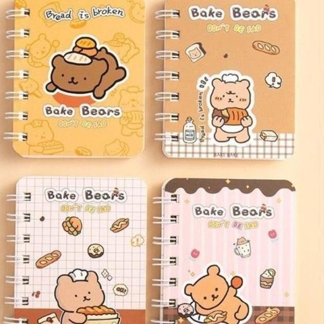 

CR - NOTE BOOK RING MOTIF MEMO KECIL A7 SPIRAL isi 80 Lembar NOTEBOOK MINI TERLARIS