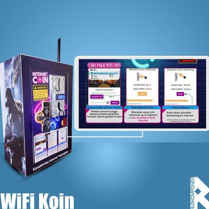 Wifi Coin Wifi Voucher Usaha Wifi New Stok