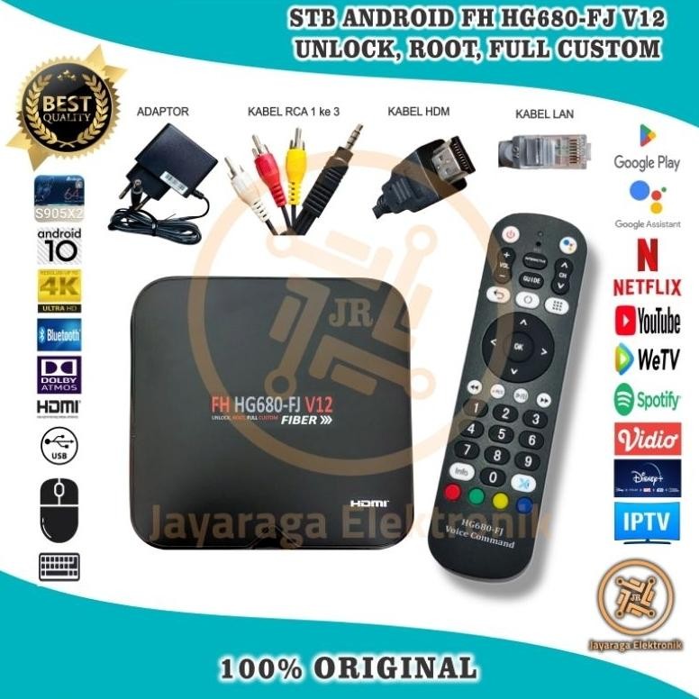 By05 ed-7 uk-68 STB Android Smart TV Box B86OH V5 & HG68OFJ V12 4K Hybrid OS 12 ASC Voice NEW UPDATE