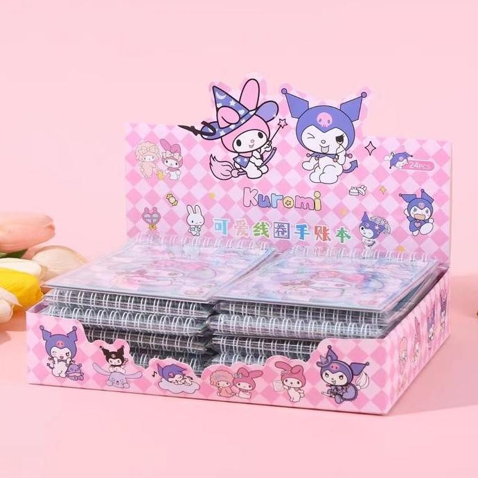 

CR - STIKER SANRIO STIKER KUROMI / STICKER SPIRAL BOOK CYDG / SPIRAL BOOK STICKER / STICKER SPIRAL MEMO CYDG TERLARIS