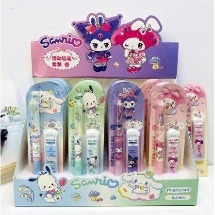 

CR - Pensil Mekanik HB Sanrio Set Pensil Karakter Sanrio 0.5mm Pensil Anak TERLARIS