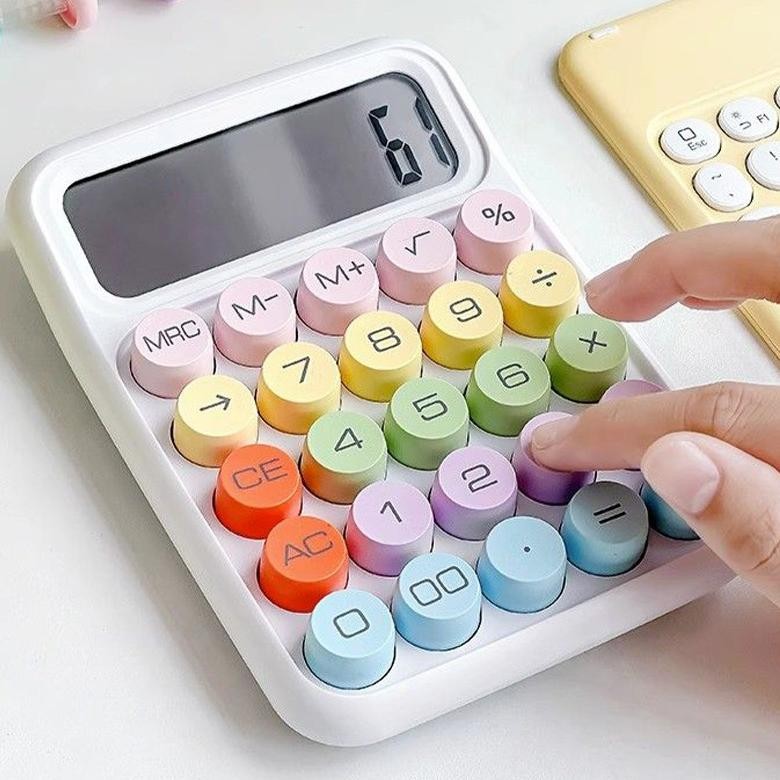 

kalkulator korea dexin warna 12 digit premium