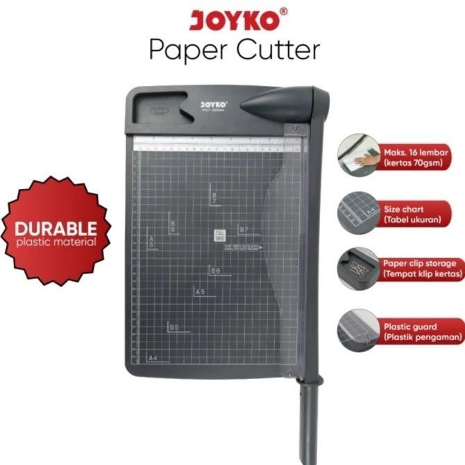 

JH8 Paper Cutter / Pemotong Kertas JOYKO PPCT2330 - Paper Cutter ukuran A4 PPCT-2330