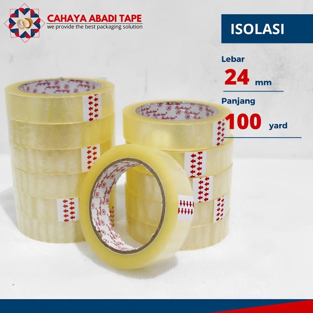 

JH8 ISOLASI BODHI TAPE 12/24MM X 100YARD #PER SLOP#