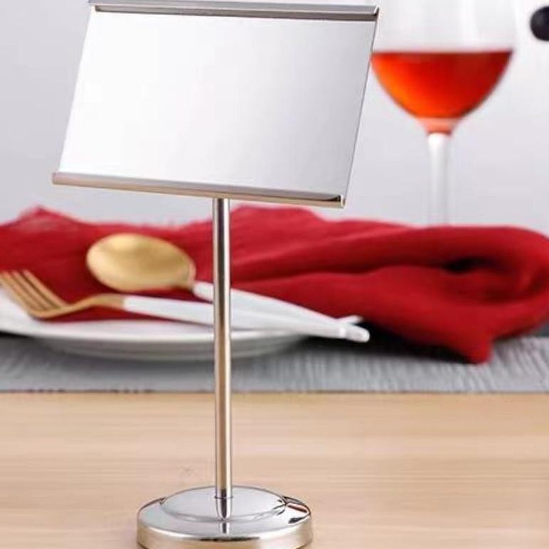 

JH8 Table Number Holder 15cm Name Tag Holder Tiang Nomor Meja Restoran Stand Menu Stand