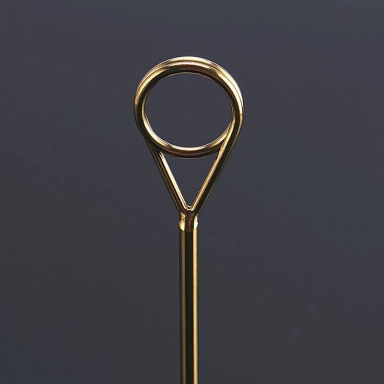 

JH8 20cm Tiang Nomor Meja Stainless Menu Stand Table Number Holder Stand