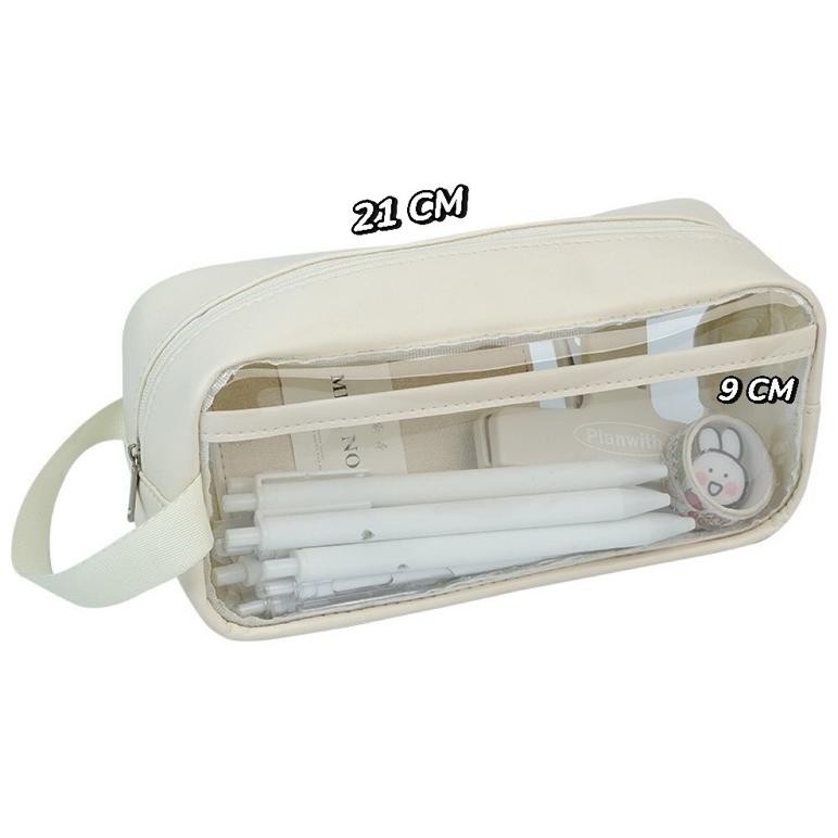 

JH8 Kotak Pensil Transparant Multifungsi Kosmetik Tempat Kosmetik Lucu