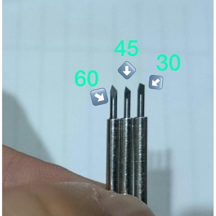 

JH8 Mata Pisau Mesin Cutting ROLAND 45 Degree (isi 5)