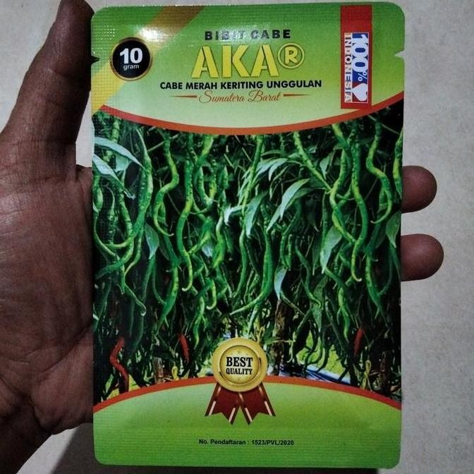 Bibit Cabe Merah Keriting Akar 10 Gram - Cmk Akar - Benih Cabe Akar