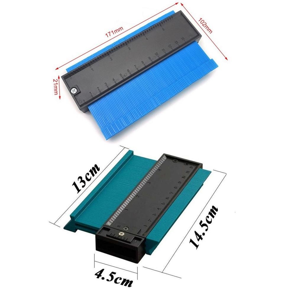

JH8 Contour Duplicator Profile Copy Gauge copy ruller alat copy bentuk Pengukur kontur AA