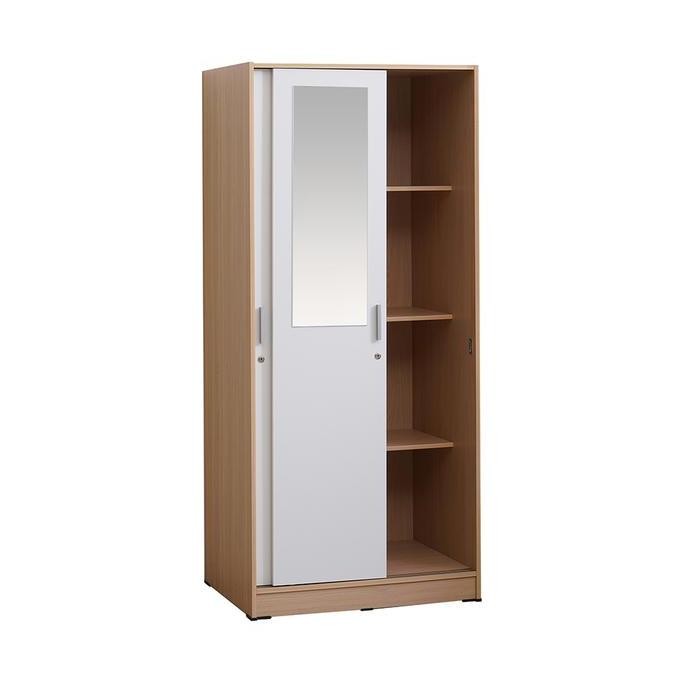 Terlaris Informa Giorana Set Kamar Tidur Maple - Putih/Cokelat Oak Set Bedroom Furniture Kamar Tidur