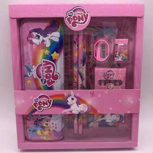 

JH8 STUDY SET STATIONERY SET ALAT TULIS SEKOLAH KARAKTER UNICORN/SPIDERMAN/FROZEN/LITTLE PONY 8015