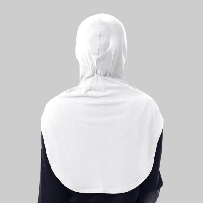 Rocella Hijab Sport Sonia Syar'i Bahan Jersey Jilbab Olahraga Putih PS